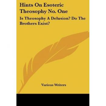 Hints on esoteric theosophy no. One paperback