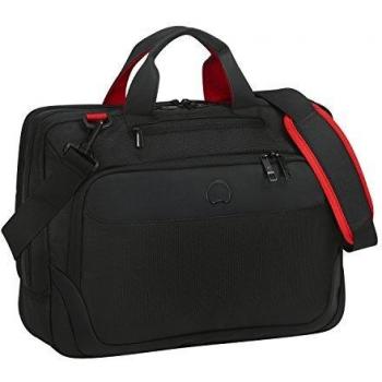 Delsey Paris Parvis Plus Laptop Bag, 14 Liter, Black