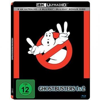 Ghostbusters & Ghostbusters 2 5 Disc Set SteelBook Edition (2 x UHD, 3 x Blu-ray)