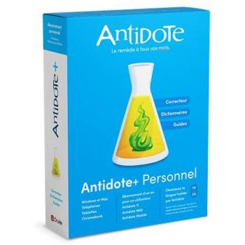 Logiciel Druide Antidote+ Personnel – Antidote 11 + Antidote Web + Antidote Mobile