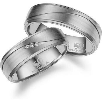 MARRYA Silberner Titanring