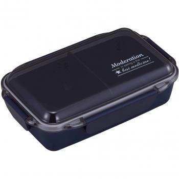 OSK Navy Bento Lunch Plump – Schüssel + Nudel‑Set für die Mikrowelle