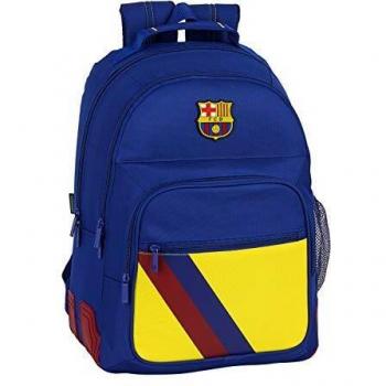 Mochila Doble Adaptable Carro F.C. Barcelona 2ª Equipación 19/20, 32x42x15cm