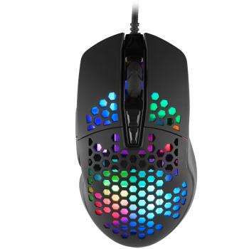 C-Tech Herní myš Scarab, optická, casual gaming, 7200 DPI, RGB podsvícení, USB, 7 tlačítek