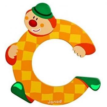 Lettre Clown en Bois Janod J04544C