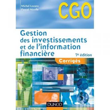 Gestion des investissements et de l'information financière 7e édition