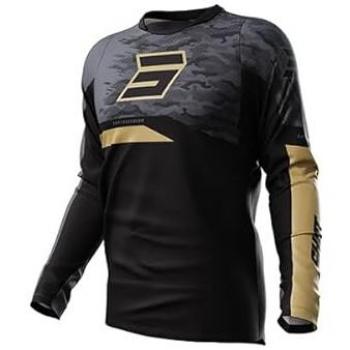Camiseta de Motocross Shot Devo Dorado Matrix