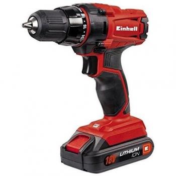 Einhell Perceuse Visseuse sans fil TC-CD 18-2 Li avec Batterie et Chargeur Inclus