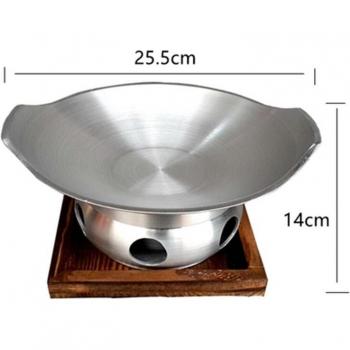 9‑Inch Alcoholkookpot met Ongecoat Aluminium