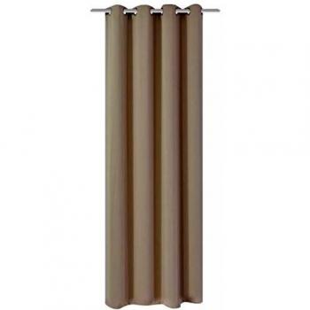 Vidaxl Curtain with Metal Eyelets