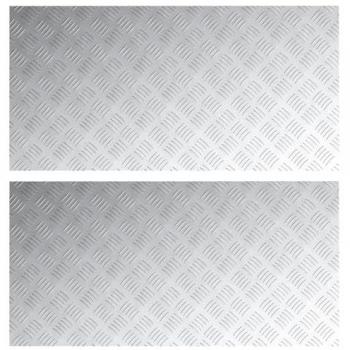 Aluminum Chess Squares 100x50 cm – Kit 2 Pezzi