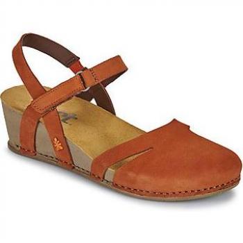 Piel I Live Sandalias de Mujer Naranja 5‑8 cm Velcro