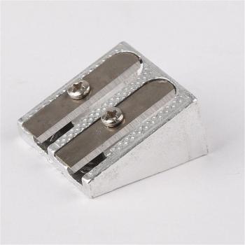 Double Hole Pencil Sharpener with Steel Blades