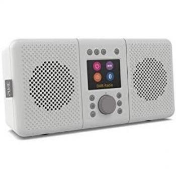 Pure elan connect+ radio internet stereo multifunzione con dab e bluetooth 5.0 grigio pietra