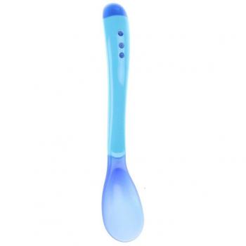Cuillère bébé silicone avec capteur de chaleur