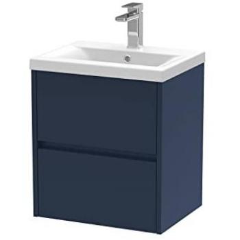 Havana Modern Wall Hung 2-Drawer Vanity Unit