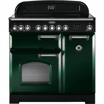 Rangemaster Classic Deluxe CDL90ECRG/C 90cm Cream/Chrome Electric Range Cooker