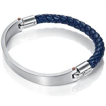 Pulsera Viceroy de Piel y Acero para Hombre