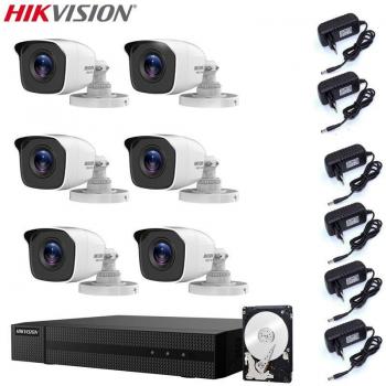 Pacchetto videosorveglianza Hikvision 8x6 4MP HD DVR 2TB