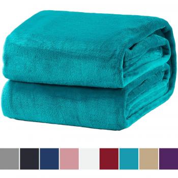 Bedsure Flanella Lussuosa 150x200 cm – Turchese