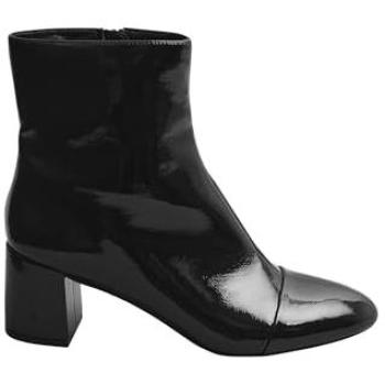 Long Tall Sally – Patent noir à semelle épaisse