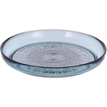 Plateau Bleu Kusintha en Verre