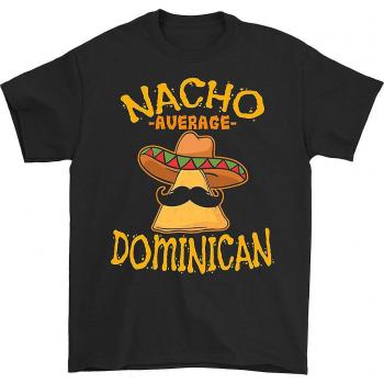 T-shirt dominicain moyen noir Nacho XXXL