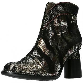 LAURA VITA Damen Stiefelette Leder/Textil