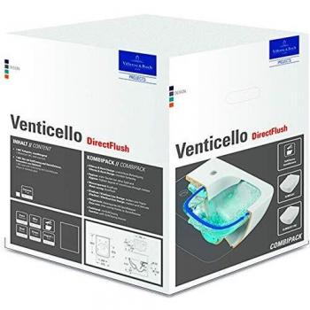 Villeroy & Boch WC Sospeso Venticello con Cerniere SoftClosing