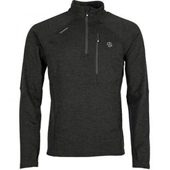 Ternua Momhil Top Herren Langarmshirt L Schwarz (Whales Grey)