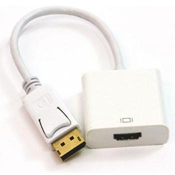 Cable de 20 cm: DP macho → HDMI hembra