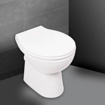 Spülrandlose Toilette AquaSu® 5 Stand – Abgang waagerecht
