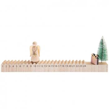 Rico Design Schiebe-Adventskalender Engel (Wood)