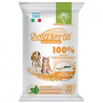Salviette in Salvia e Vaniglia Biodegradabili (35 Pz)