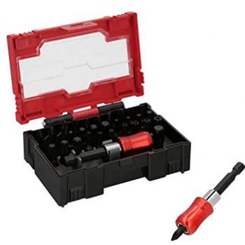 Jeu de pointes de tournevis 32 pièces en acier chrome vanadium avec adaptateur rapide