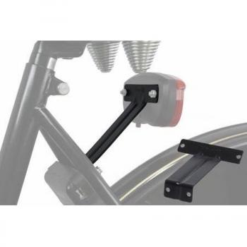 Steco Achterlichtbeugel 80mm Mat Zwart