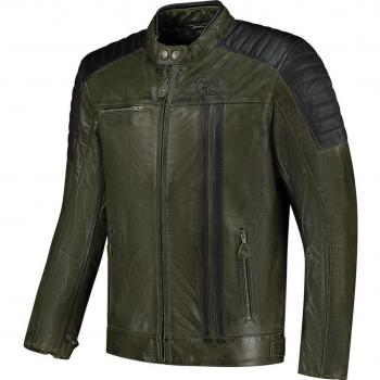 Nero Verde Moto Giacca Cooper Rusty Stitches 3XL