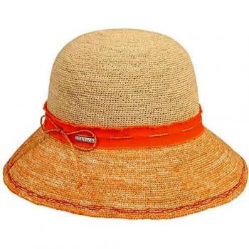 STETSON Chapeau Paille Femme Été Plage Soleil Ruban Gros Grain XXL