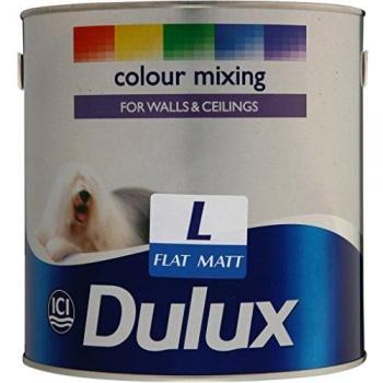 Dulux 2.5L Light Base Colour Mixing Flat Matt