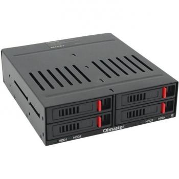 Oimaster HE-2006 4-Slot SATA Internal Drive Case with Fan