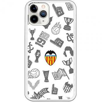 Funda Valencia Stickers Gris Escudo Color para iPhone 11 Pro
