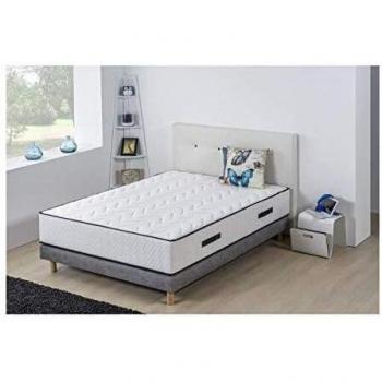 Ensemble de Matelas et Sommier 140x190 cm