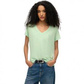 Superdry V‑Shape Tee Studio Slub Stickerei