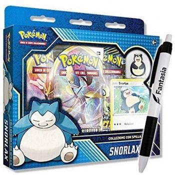 Stylo-broche Fantàsia avec Snorlax (Italie)