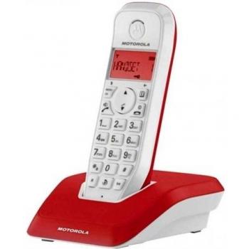 Teléfono Inalámbrico Dect S1201 Rojo