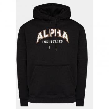 Felpa Alpha Industries College Hoodie Nera M