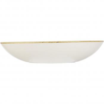 Piatto fondo grigio chiaro/marrone 24.8 cm