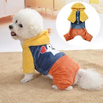Prenda de invierno para perro pequeño estilo osito, novedad J6A5114