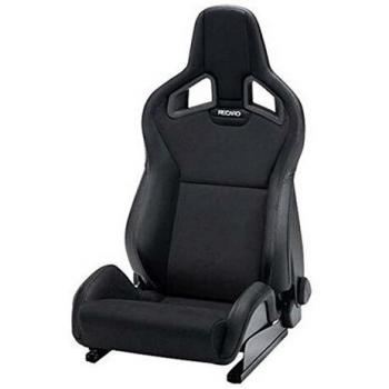 Recaro RC410001575 Sportster CS Sedile sportivo in pelle artificiale per pilota, nero/dinamica nero
