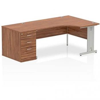 Impulse 1600 Right Hand Wire Managed Workstation 800 Pedestal